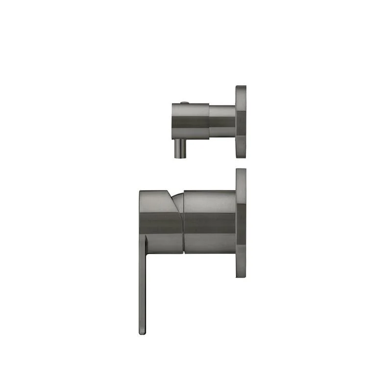 Meir Round Diverter Mixer Paddle Handle Trim Kit (In-wall Body Not Included) - Shadow Gun Metal - Image 2