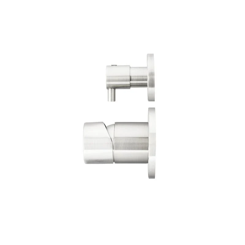Meir Round Diverter Mixer Pinless Handle Trim Kit (In-wall Body Not Included) - PVD Brushed Nickel - Image 2