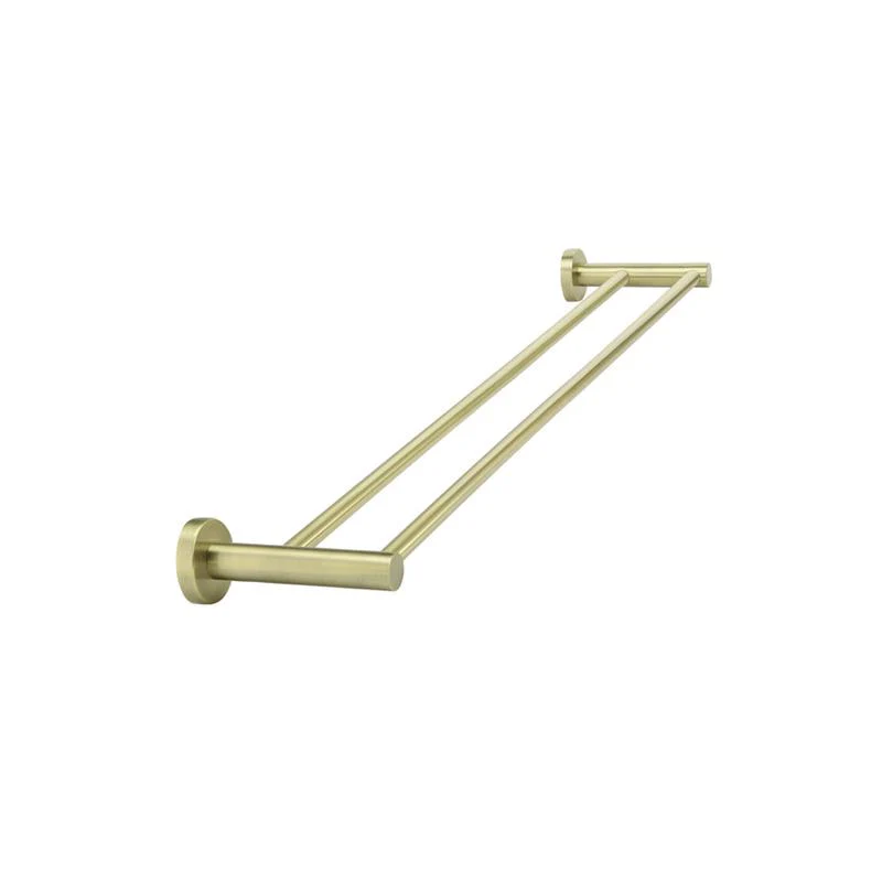 Meir Round Double Towel Rail 600mm - PVD Tiger Bronze
