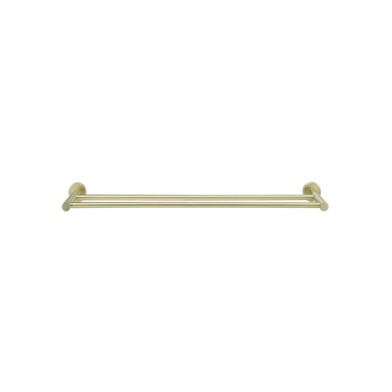 Meir Round Double Towel Rail 600mm - PVD Tiger Bronze - Image 2
