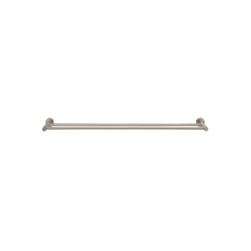Meir Round Double Towel Rail 900mm - Champagne - Image 2