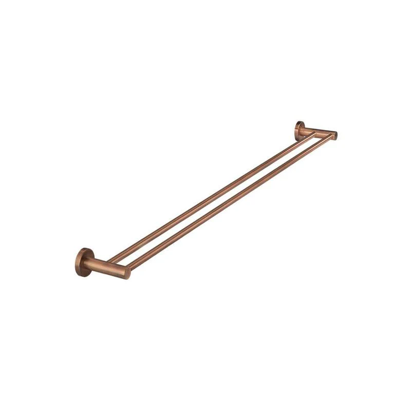 Meir Round Double Towel Rail 900mm - Lustre Bronze - Image 2