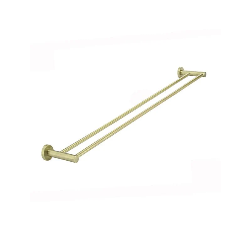 Meir Round Double Towel Rail 900mm - PVD Tiger Bronze