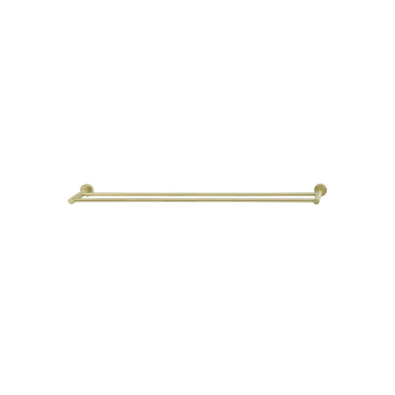Meir Round Double Towel Rail 900mm - PVD Tiger Bronze - Image 4