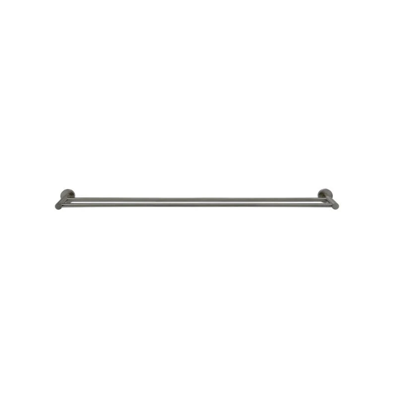 Meir Round Double Towel Rail 900mm - Shadow Gun Metal - Image 2