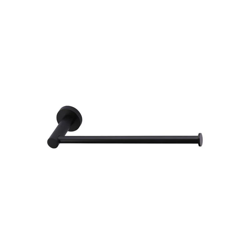 Meir Round Guest Towel Rail - Black Matte - Image 3