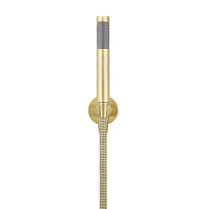 Meir Round Hand Shower on Fixed Bracket - PVD Tiger Bronze - Image 2