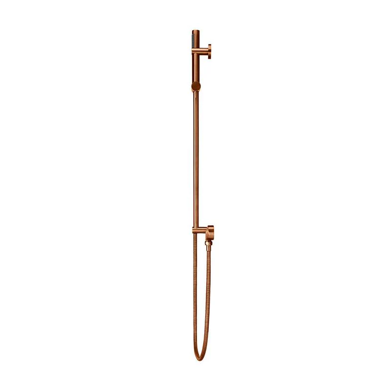 Meir Round Hand Shower on Rail Column - Lustre Bronze - Image 3
