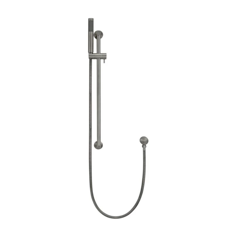 Meir Round Hand Shower on Rail Column - Shadow Gun Metal - Image 2