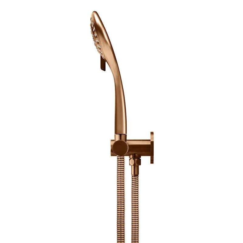 Meir Round Hand Shower on Swivel Bracket - Lustre Bronze - Image 3