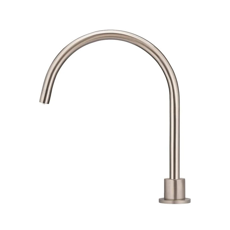 Meir Round Gooseneck High-Rise Swivel Hob Spout - Champagne - Image 2