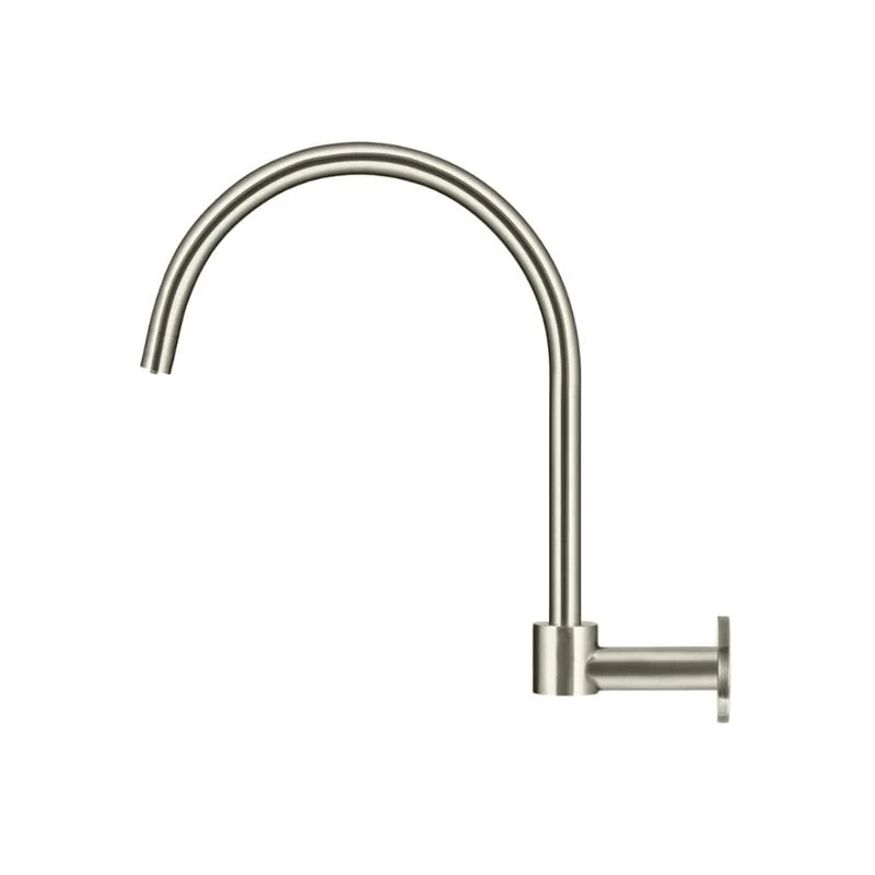 Meir Round High-Rise Swivel Wall Spout - PVD Brushed Nickel - Image 2
