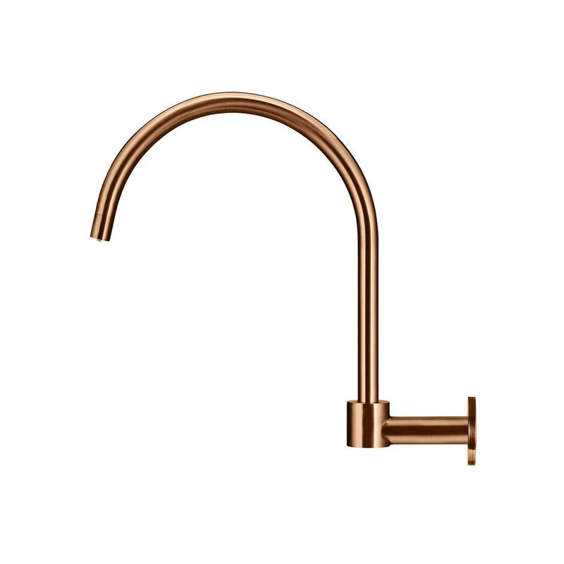 Meir Round High-Rise Swivel Wall Spout - Lustre Bronze - Image 2
