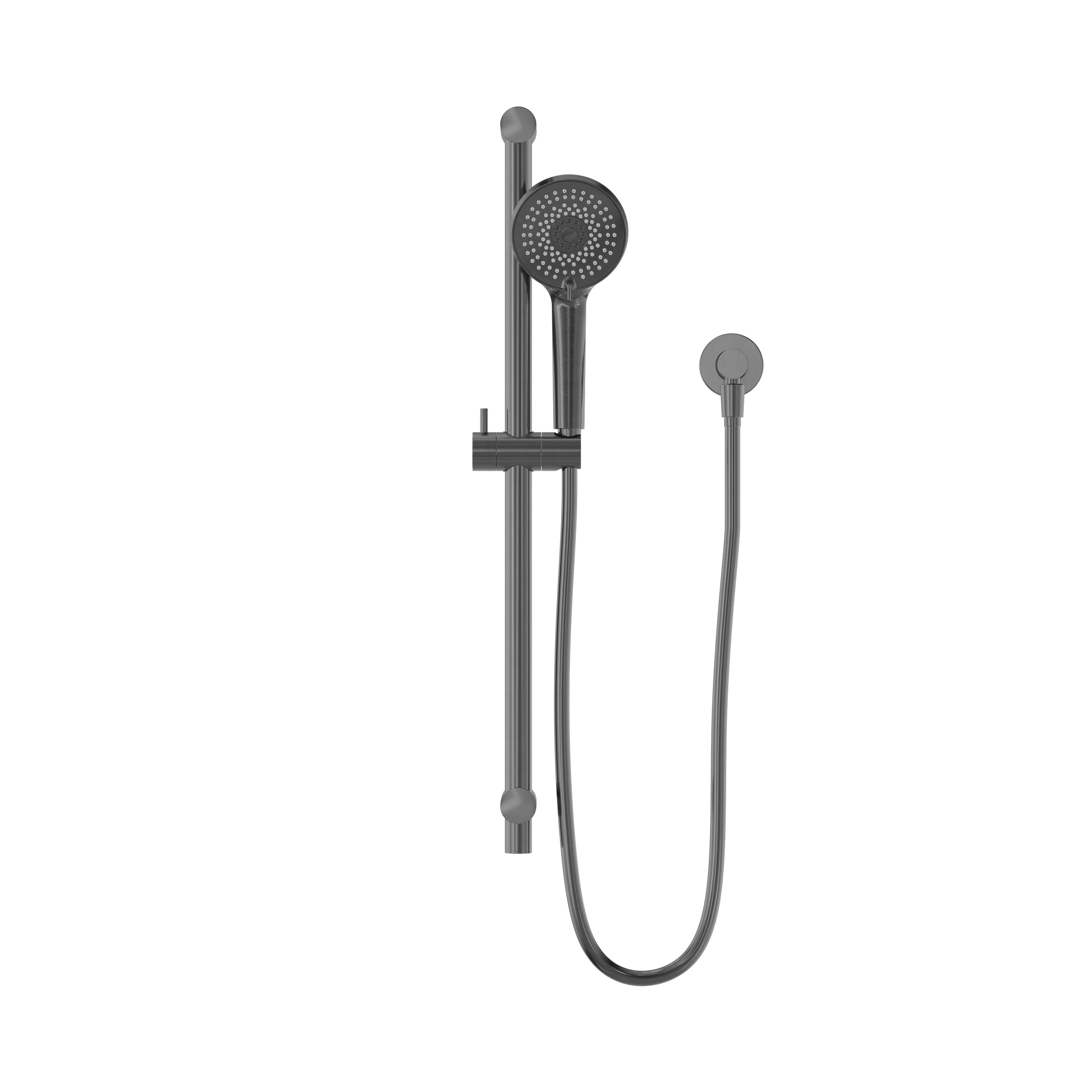 Nero Round Metal Project Rail Shower - Gun Metal - Image 2