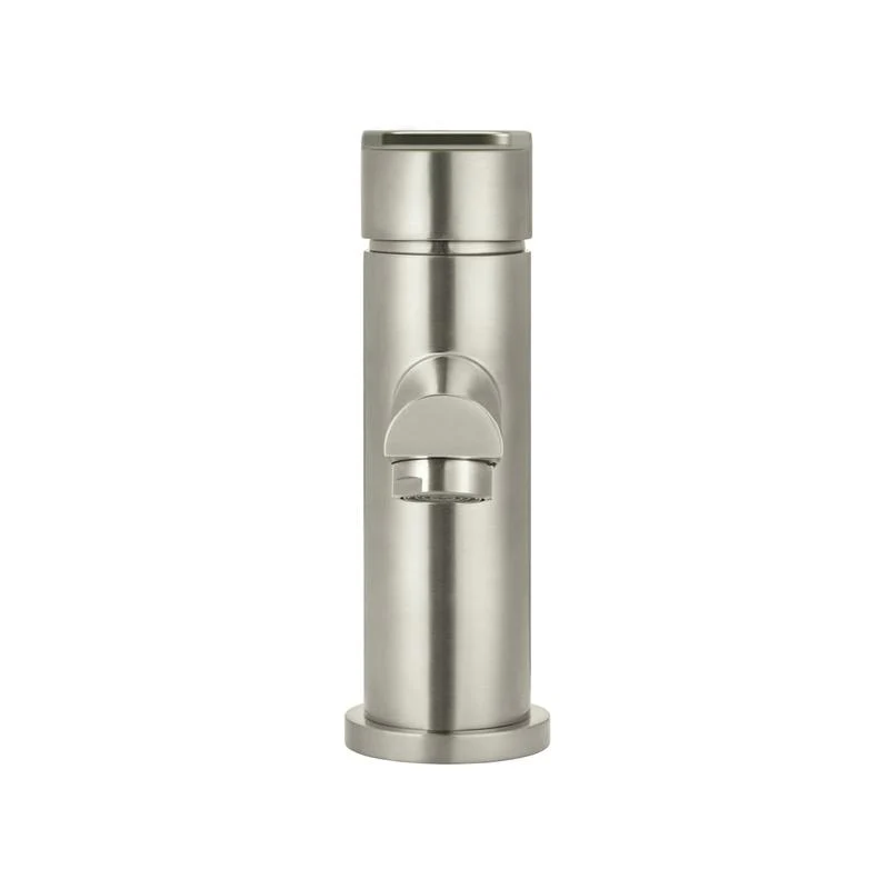 Meir Round Paddle Basin Mixer Tap - PVD Brushed Nickel - Image 3