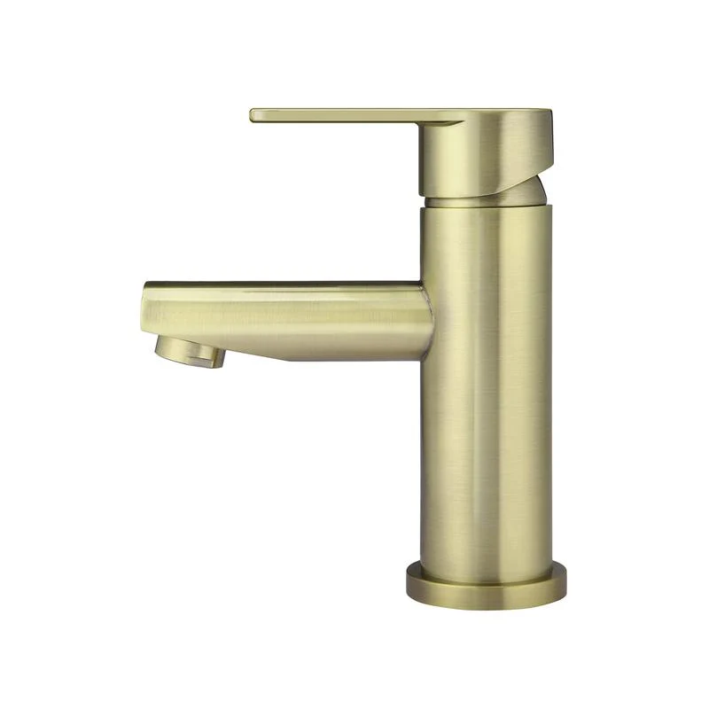 Meir Round Paddle Basin Mixer Tap - PVD Tiger Bronze - Image 2