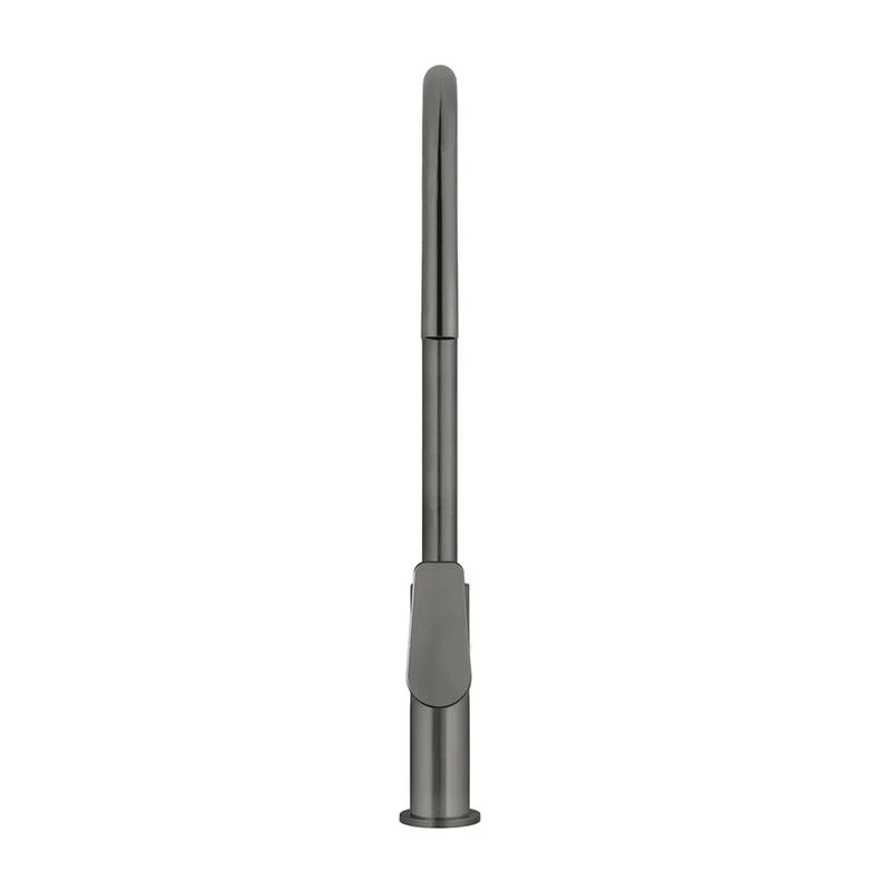 Meir Round Paddle Piccola Pull Out Kitchen Sink Mixer Tap - Shadow Gun Metal - Image 3