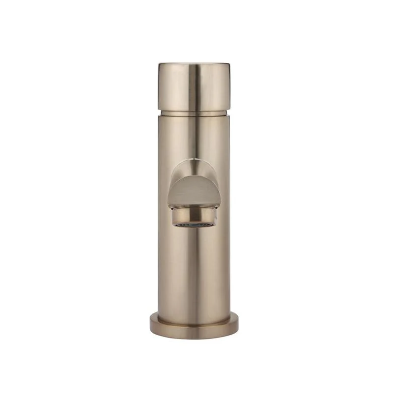Meir Round Pinless Basin Mixer Tap - Champagne - Image 3