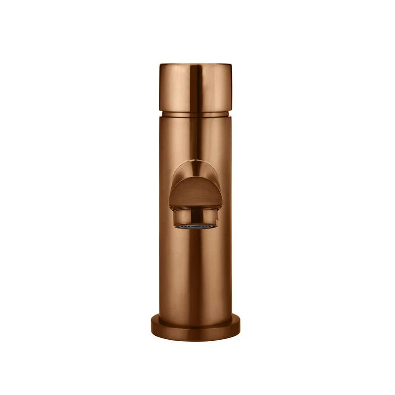 Meir Round Pinless Basin Mixer Tap - Lustre Bronze - Image 3
