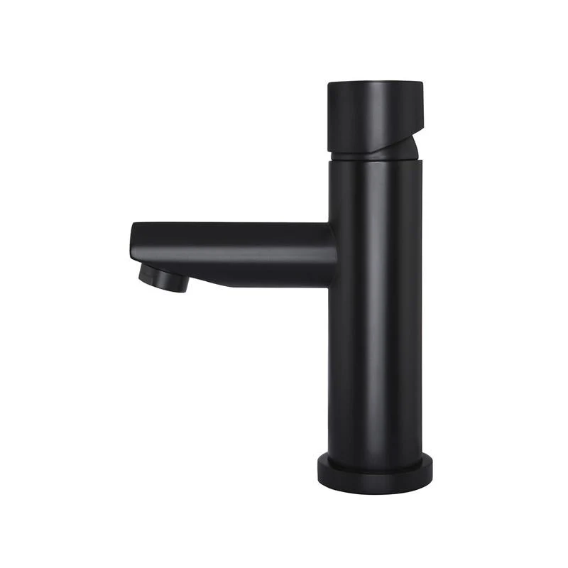 Meir Round Pinless Basin Mixer Tap - Black Matte - Image 2