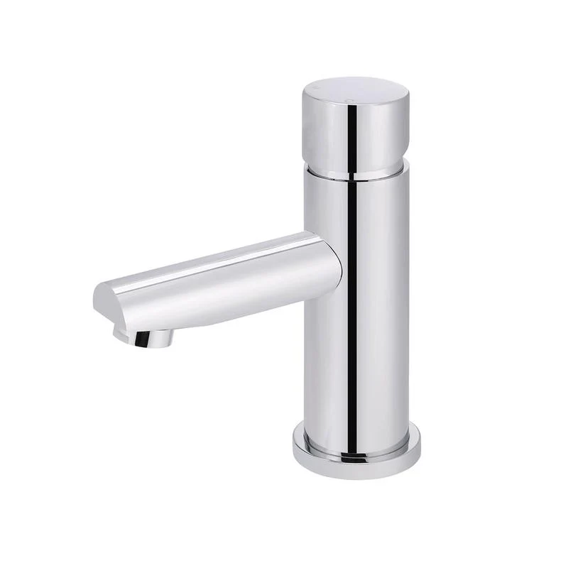 Meir Round Pinless Basin Mixer Tap - Polished Chrome