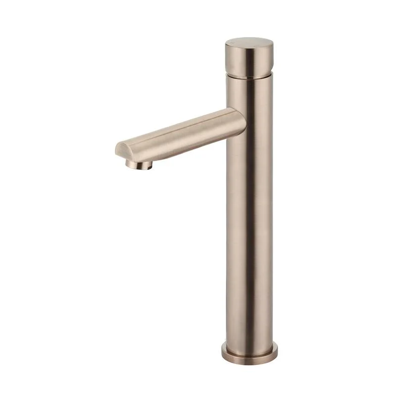 Meir Round Pinless Tall Basin Mixer Tap - Champagne