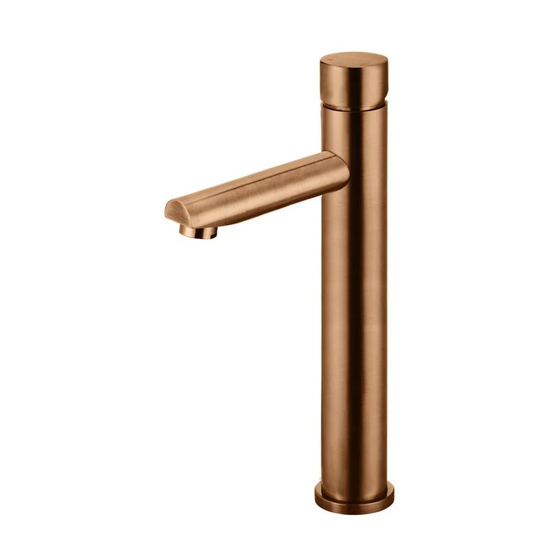 Meir Round Pinless Tall Basin Mixer Tap - Lustre Bronze