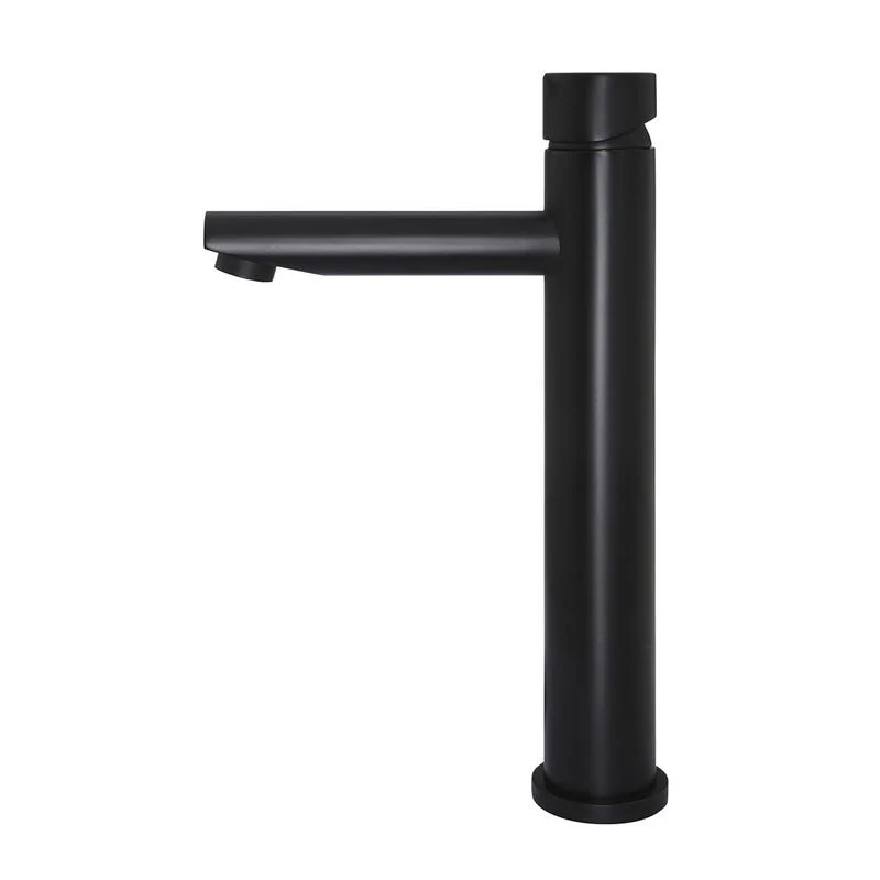 Meir Round Pinless Tall Basin Mixer Tap - Black Matte - Image 2