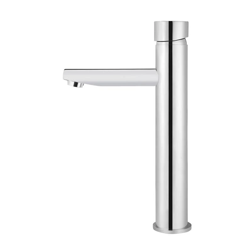Meir Round Pinless Tall Basin Mixer Tap - Polished Chrome - Image 2