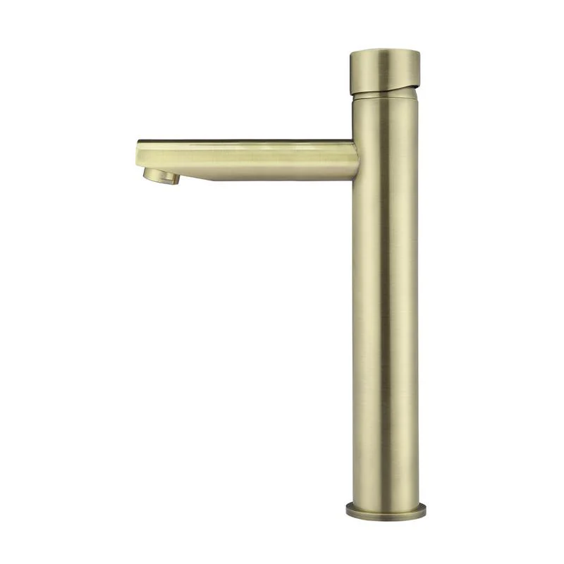 Meir Round Pinless Tall Basin Mixer Tap - PVD Tiger Bronze - Image 2