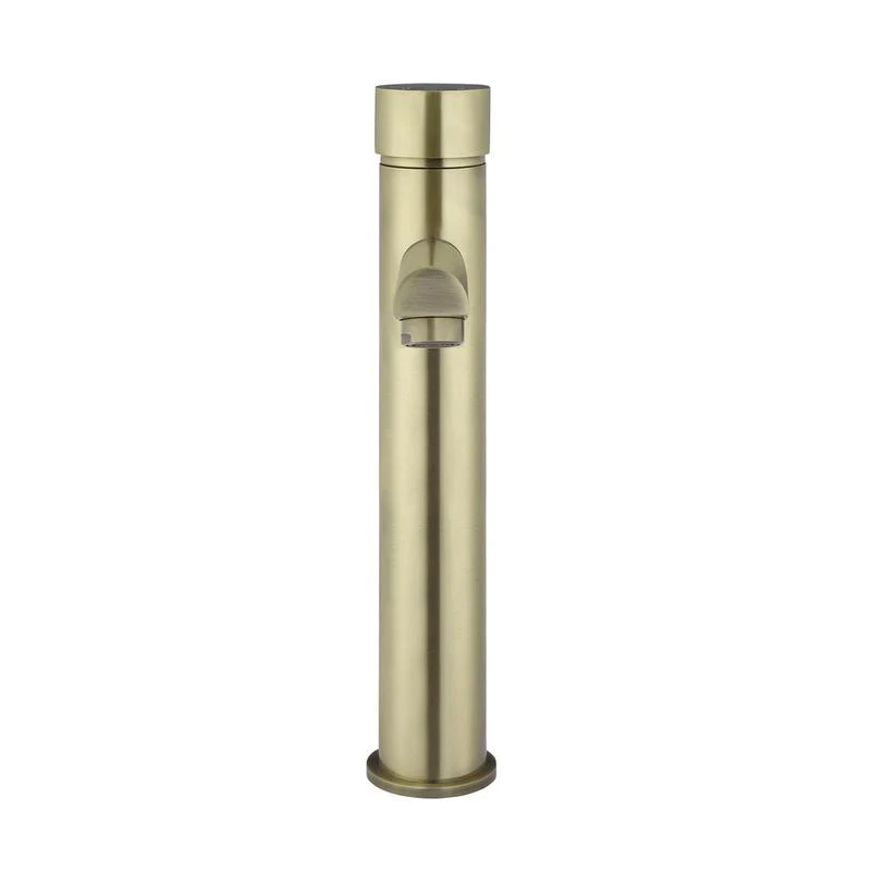 Meir Round Pinless Tall Basin Mixer Tap - PVD Tiger Bronze - Image 3