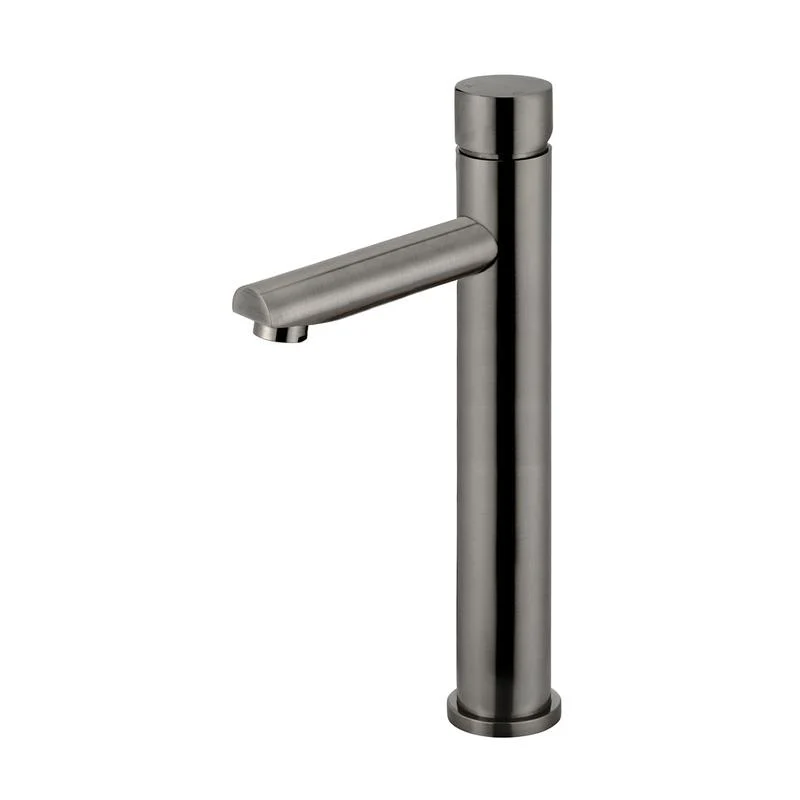 Meir Round Pinless Tall Basin Mixer Tap - Shadow Gun Metal