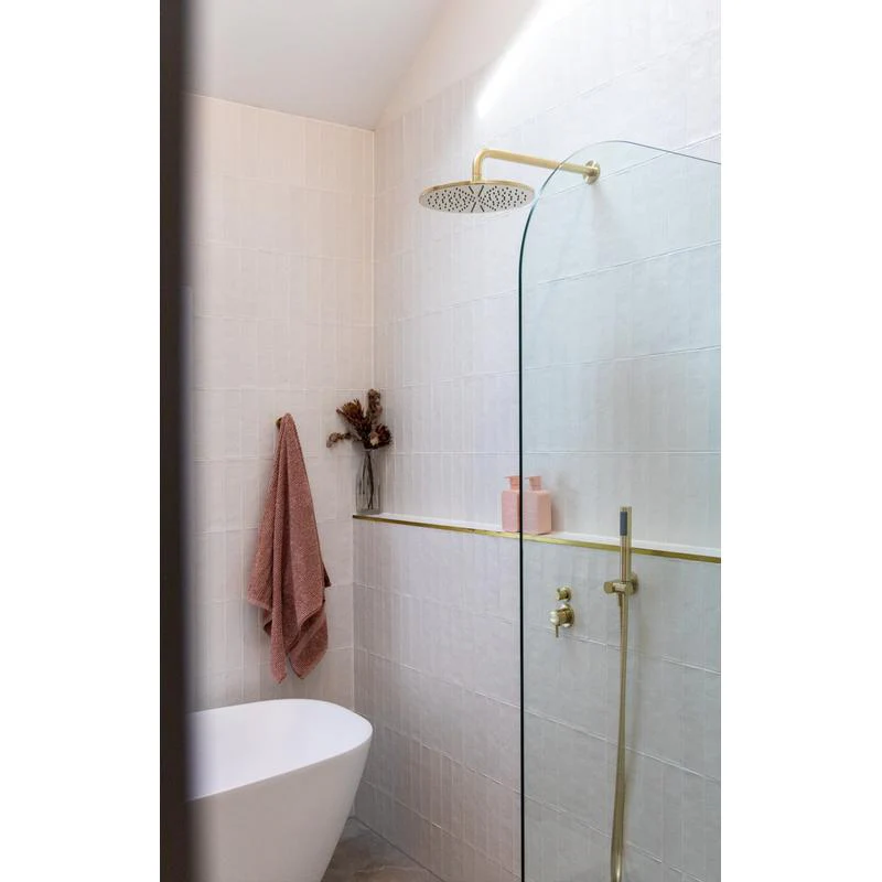 Meir Round Shower Head / Rose 300mm - PVD Tiger Bronze - Image 4