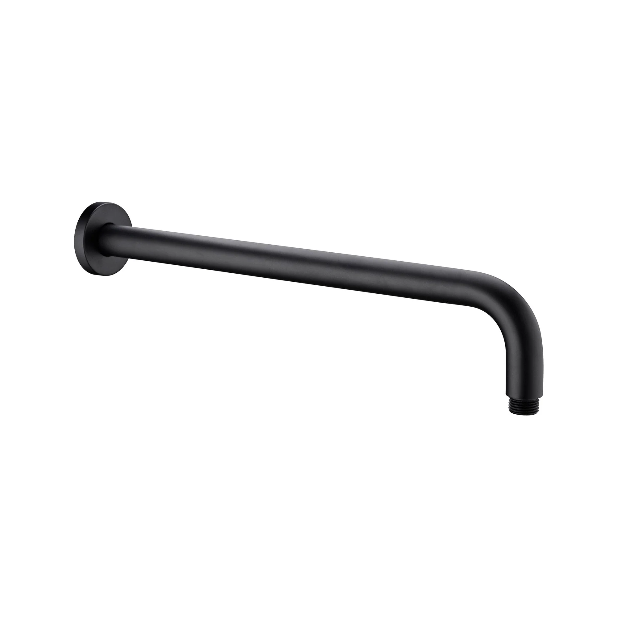 Nero Round Shower Arm Length - Black Matte