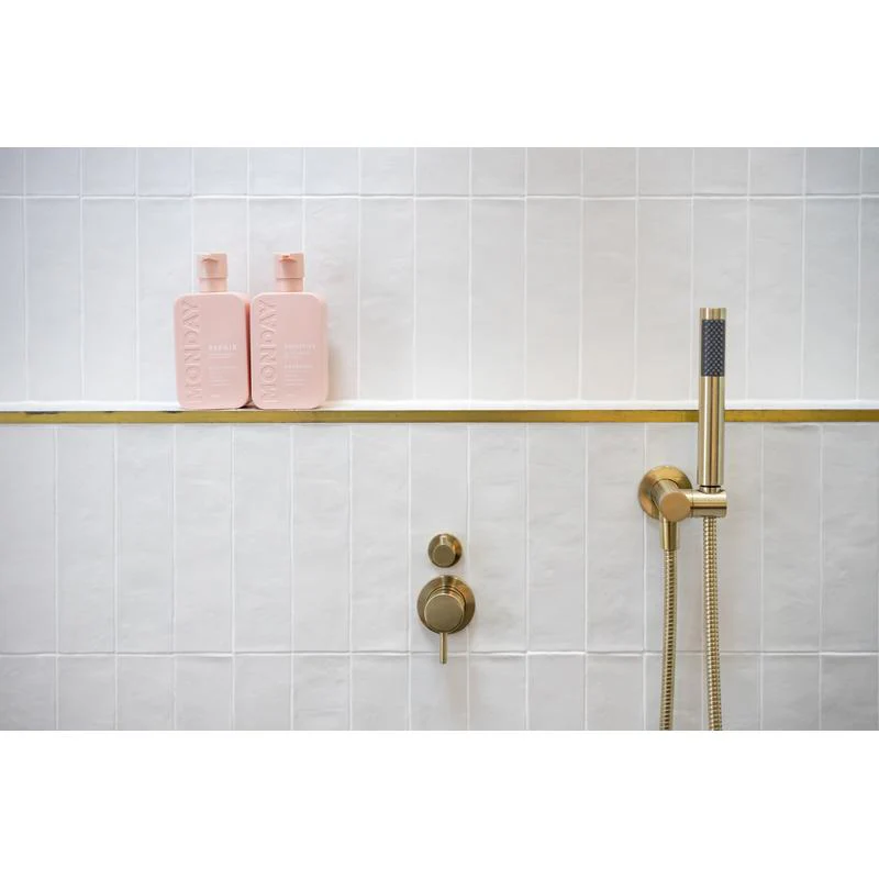 Meir Round Shower on Bracket - PVD Tiger Bronze - Image 4