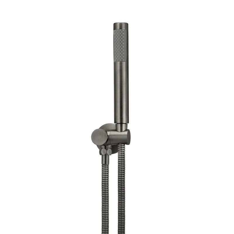 Meir Round Shower on Bracket - Shadow Gun Metal