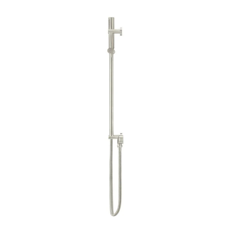 Meir Round Hand Shower on Rail Column - PVD Brushed Nickel - Image 3