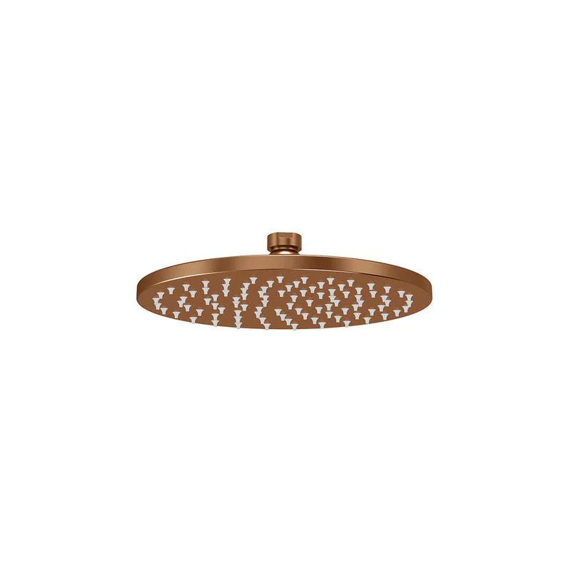 Meir Round Shower Head / Rose 200mm - Lustre Bronze