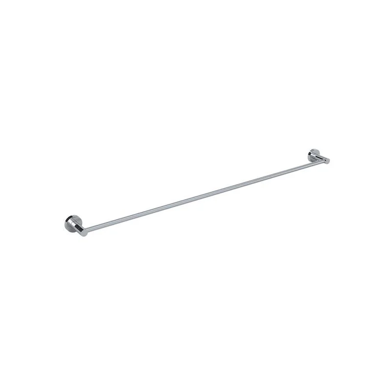 Meir Round Single Towel Rail - Polished Chrome - Image 3
