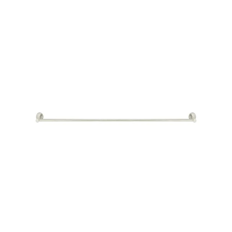 Meir Round Single Towel Rail - PVD Brushed Nickel - Image 2