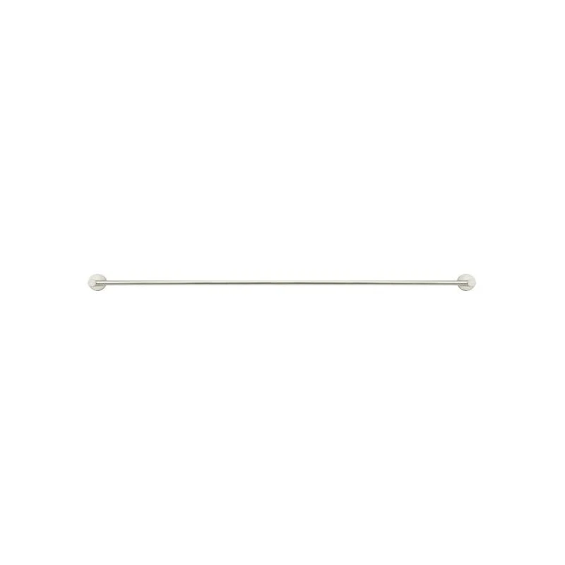Meir Round Single Towel Rail - PVD Brushed Nickel - Image 3
