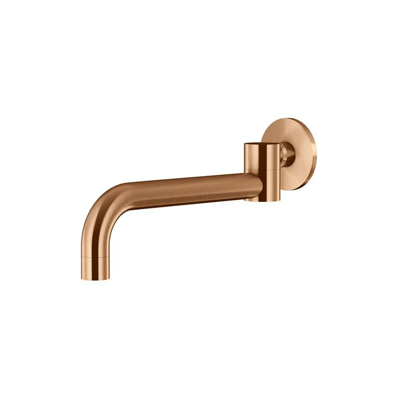Meir Round Swivel Wall Spout - Lustre Bronze
