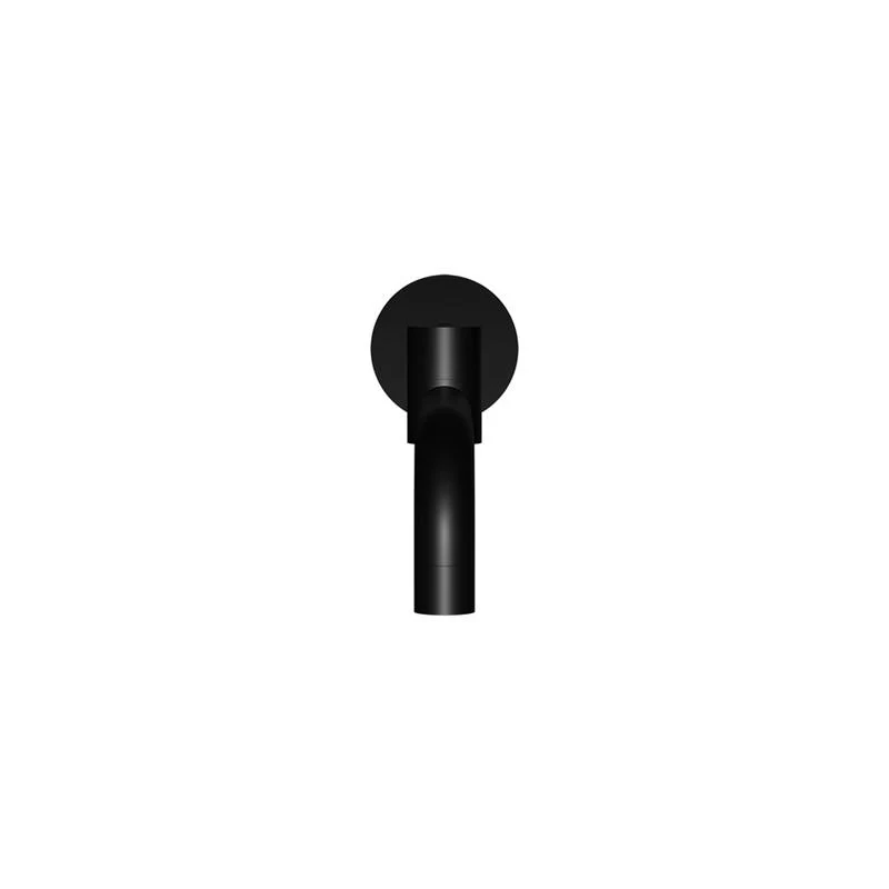 Meir Round Swivel Wall Spout - Black Matte - Image 3