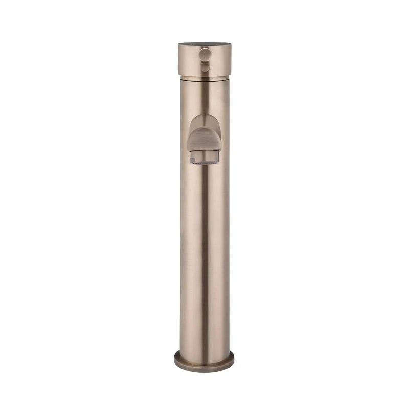 Meir Round Tall Basin Mixer Tap - Champagne - Image 3