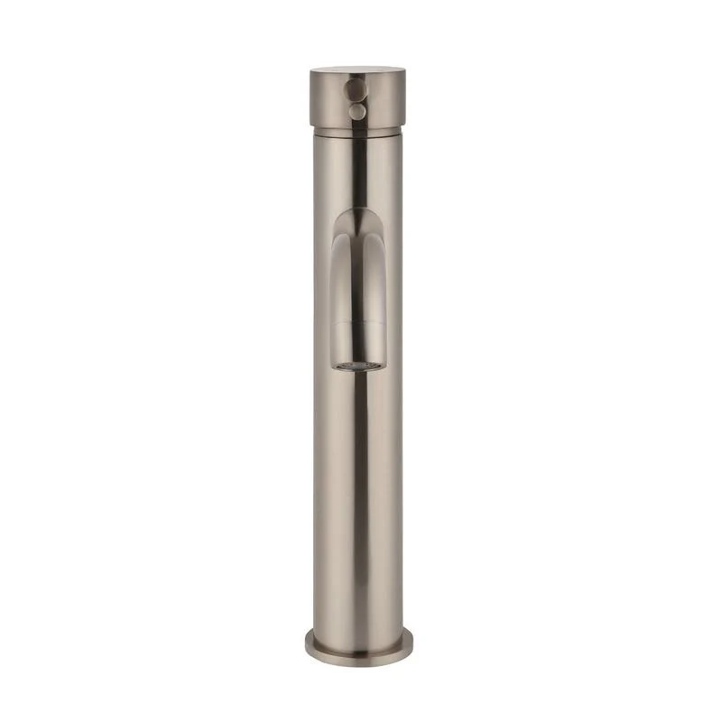 Meir Round Tall Basin Mixer Tap Curved - Champagne - Image 6