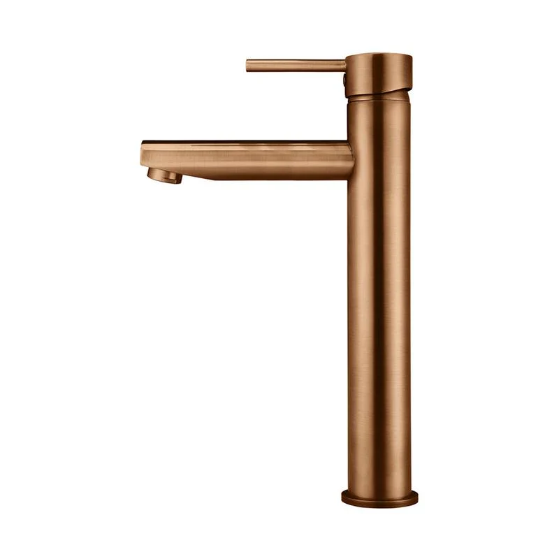 Meir Round Tall Basin Mixer Tap - Lustre Bronze - Image 2