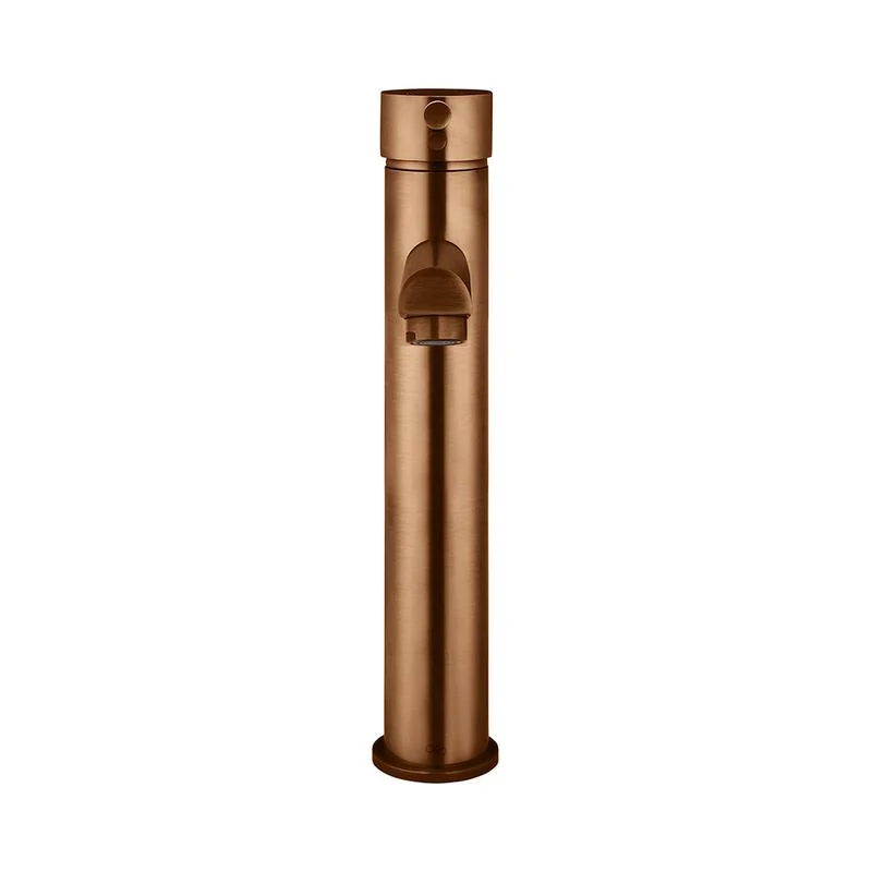 Meir Round Tall Basin Mixer Tap - Lustre Bronze - Image 3