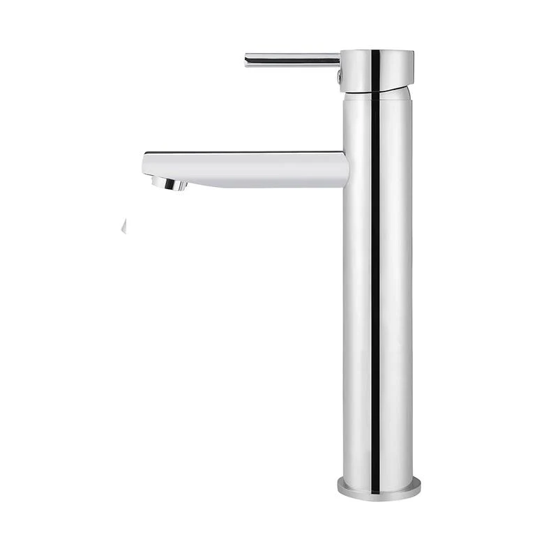 Meir Round Tall Basin Mixer Tap - Polished Chrome - Image 2