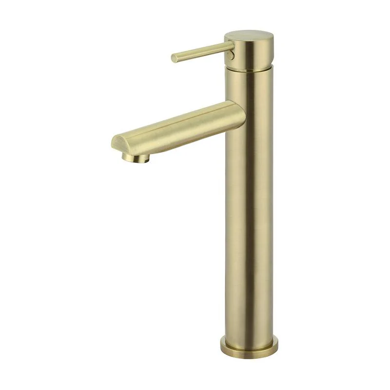 Meir Round Tall Basin Mixer Tap - PVD Tiger Bronze