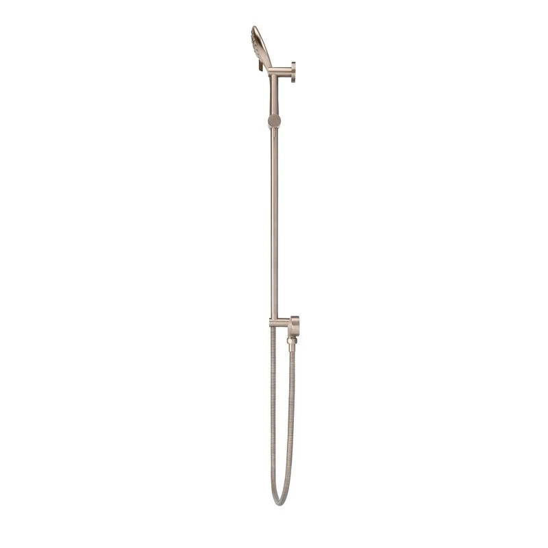 Meir Round Three Function Hand Shower on Rail Column - Champagne - Image 3